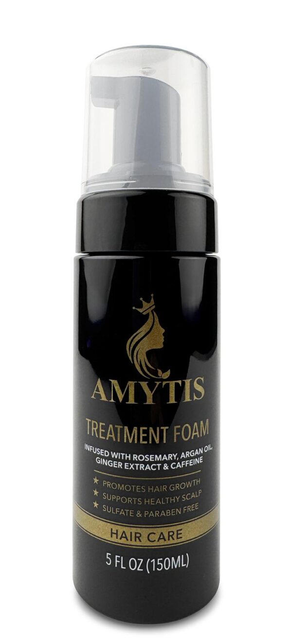Amytis Treatment Foam Infused with Rosemary, Argan Oil, Ginger Extract & Caffeine